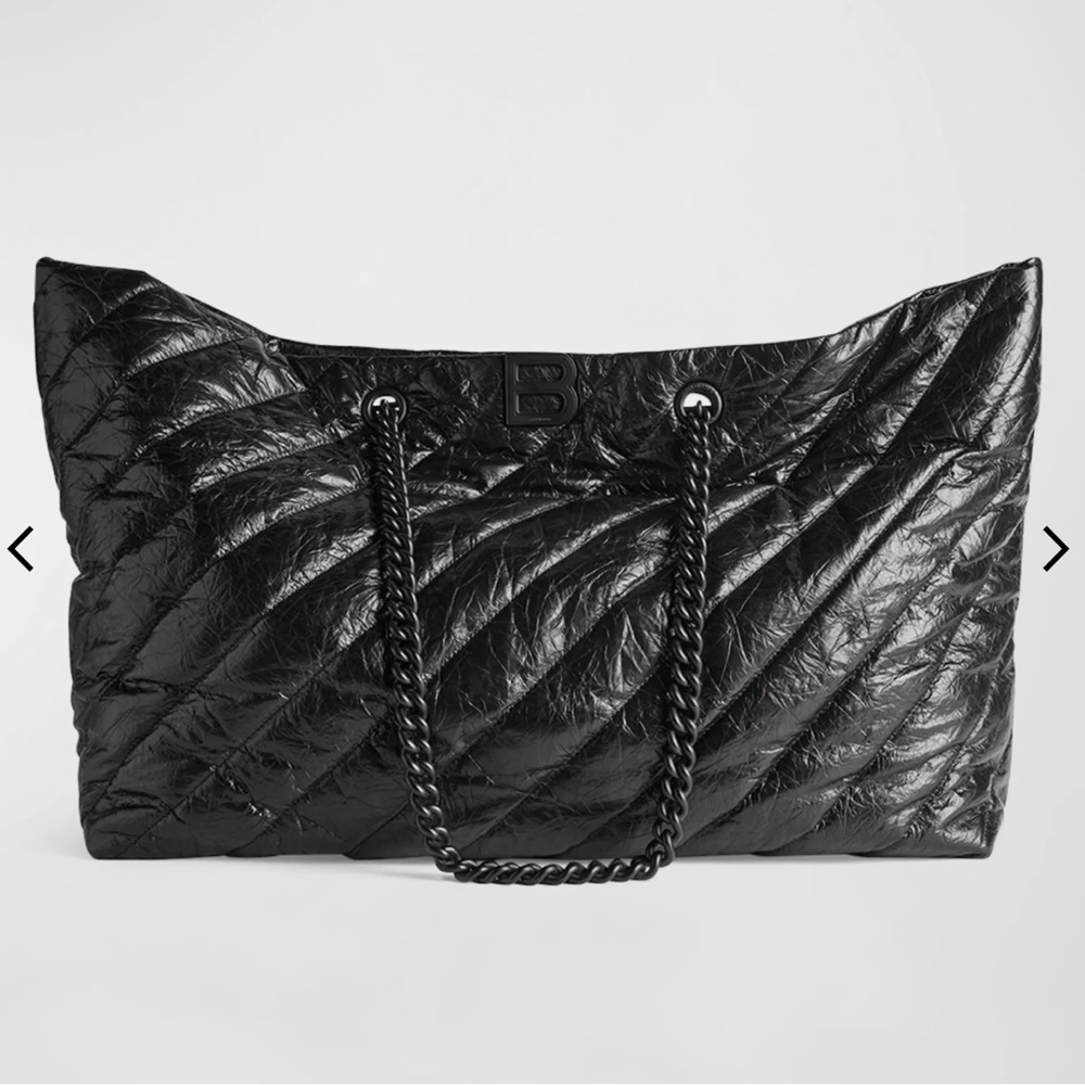 BALENCIAGA Crush Large Quilted Tote Bag